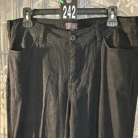 *242 NYDI Black wide legs Pants EUC size 10 - Picture 2 of 4